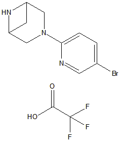 3,6-二氮雜雙環[3.1.1]庚烷，3-（5-溴-2-吡啶基）-，2,2,2-三氟乙酸鹽（1:2）